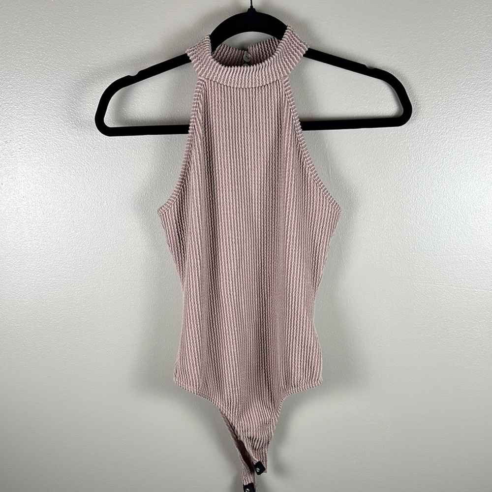 Lulu’s Ribbed Sleeveless Bodysuit